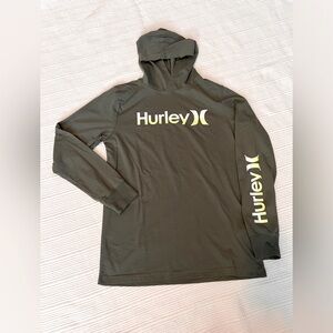 Boys Hurley Long Sleeve Hooded T-Shirt